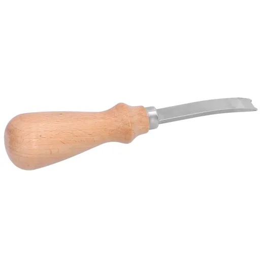 Leather tools, wooden knives with wooden handles, used for oblique cutting of stainless steel wide shoveling leather