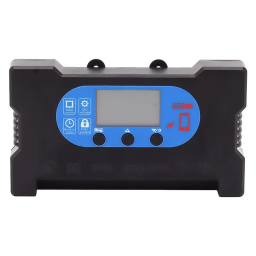 5V Solar Charge Controller Solar Panel Charge Controller with Fast Charging Dual USB Type C Port 30A