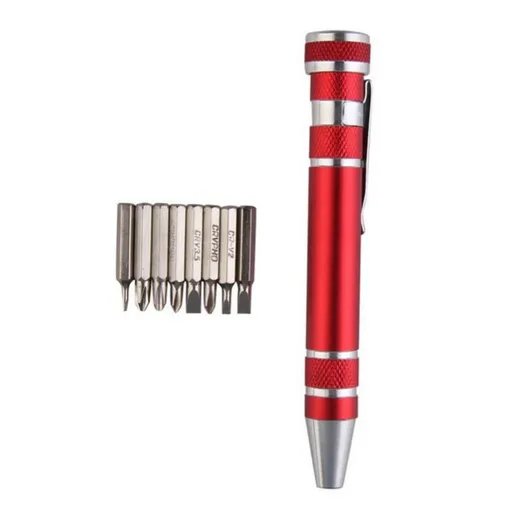 8 1 Precision Screwdriver Set Pocket Screwdriver Multifunctional Screwdriver Mini Screwdriver Kit Tool Kit Gadget Pen