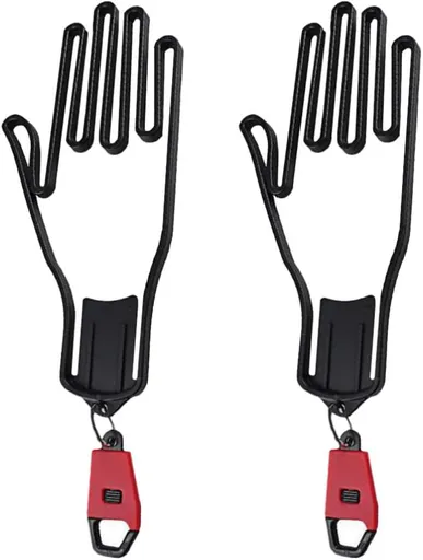 Golf Glove Holder Prevents Deformation and Protects Gloves Black 1 Pair