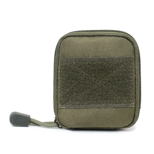 Water Bottle Waist Bag Foldable Outdoor Fanny Pack Adjustable Hydration Holder Hiking Camping Cycling Sports Bag - Green