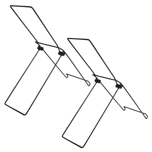 Garden Solar Panel Stand 2-Pack, Foldable Steel Bracket for Outdoor Solar Panels