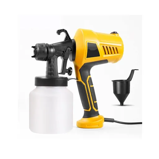 Paint Sprayer, Spray Gun with Cleaning & Blowing Joints, 3 Patterns, Easy to Clean, for Furniture, Garden Chairs etc.