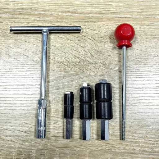 1set Pipe Water Stopper Professional Tool Kit - Stainless Steel Heat Fusion Water Pipe Stopper Needles with T-Handle for Quick Plumbing Repair 5pcs/set