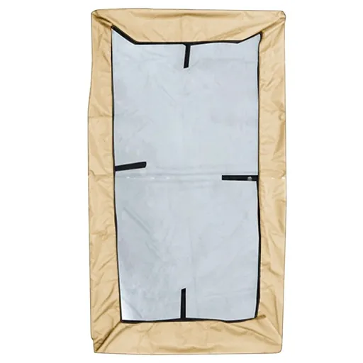 Patio Swing Canopy Cover - 75"x47" Weatherproof Replacement Top with Sun Shade, Windproof Design for Outdoor Porch Swing Chairs