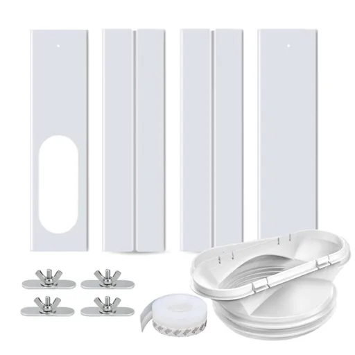 Portable Air Conditioner Window Kit Adjustable Window for Air Conditioner Sliding AC Window Vent Kit
