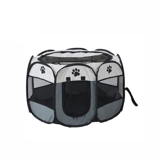 8 Panel Pet Tent Playpen Dog Cat Play Pen Bags Kennel Portable Puppy Crate Au