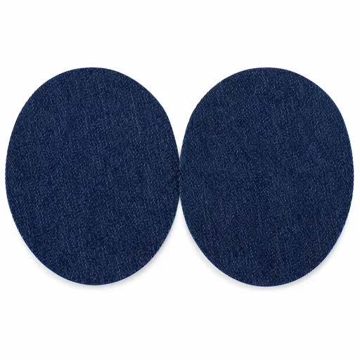 Denim Repair Iron-On Patches 2-Pack for Mending and Sewing