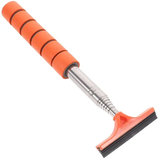 Car Rearview Mirror Wiper with Orange Sponge, Auto Rear Mirror Cleaner, 1 Set, 2.7x1x38in