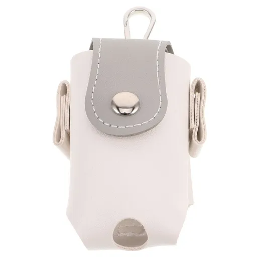 Golf Accessory Bag in Grey with Organized Tee Storage and Waist Carry Design