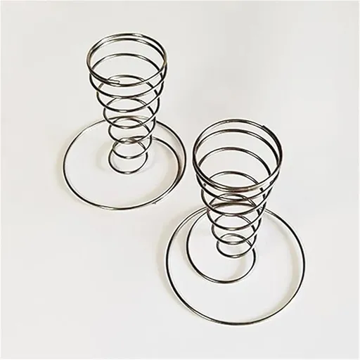 2 pack Stainless steel Pizza Cone Holder Stand Ice Cream Cone Holder,Pizza Cones Holders Freestanding Ice Cream Display Stands for Restaurants Cafes Party
