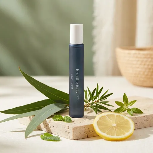 Breathe Easy Essential Oil Roller — Respiratory Clarity, Breath Support & Mental Reset Ritual