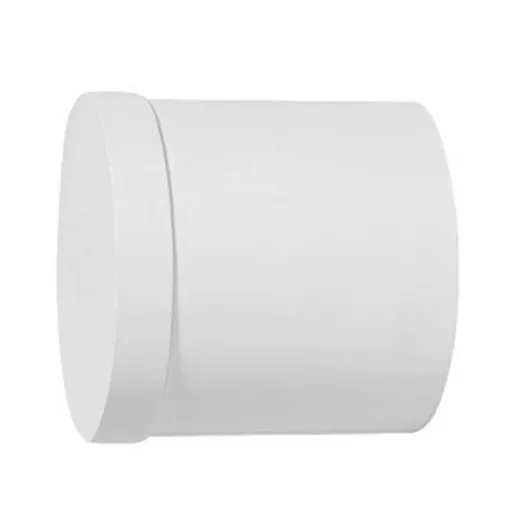 White Cylindrical Paper Flower Box for Stylish and Elegant Floral Arrangements and Presentations