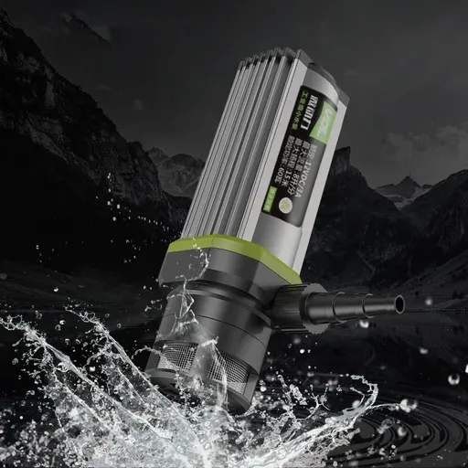 DC 12V 60W Mini Submersible Water Pump, Ultra Quiet High Lift 49.21ft Pond Aquarium Hydroponics Circulation Pump for Fountain Feature Fish Tank, 1.57x1.57x4.72 Inches