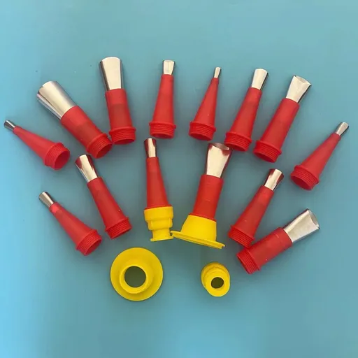 Caulking Nozzles for Sausage Caulking Guns,Reusable Caulking Nozzle Applicator,Durable Stainless Steel Caulking Nozzles (14-Pack)