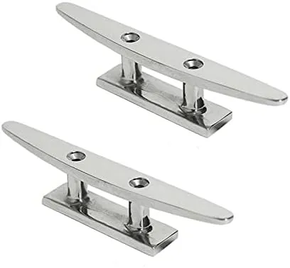 Boat Cleat 4" 316 Stainless Steel Marine Mast 2 Pcs