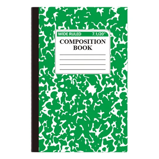 1 Pcs 8 Pastel Colors Office Ruled Composition Books,Composition Notebook, Marble Cover Notepad Lined Cute Journal Notebooks for Office Supplies Notes Taking Writing, 5.5 X 8.27 in(Hot Pink) Green
