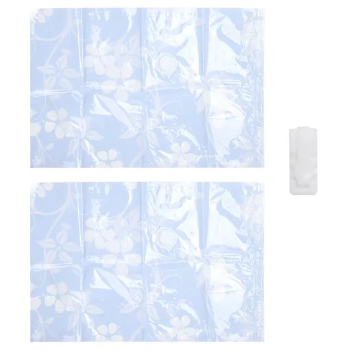 2PCS Vacuum Storage Bag Transparent Travel Blanket Clothes Quilt Vacuum Compressed Bag40x60CM