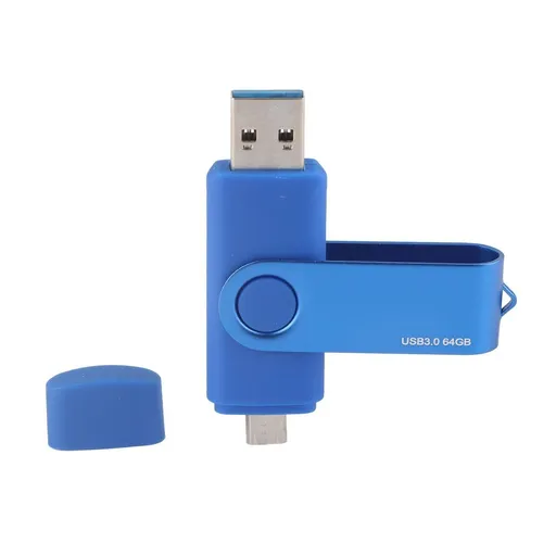 Yvonne U Disk OTG Dual Port Mini Plugin Flash Drive Data Transmission