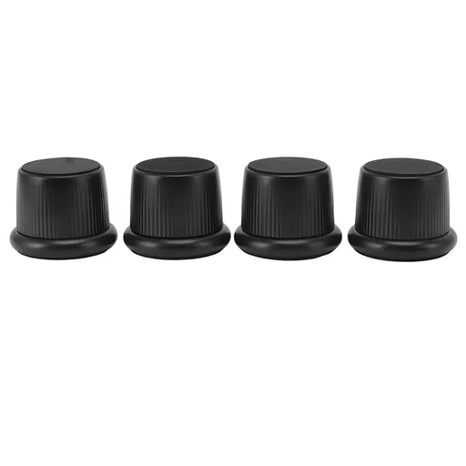 4Pcs Height Adjustable Furniture Riser Wear Resistant Non Slip Furniture Pads for Coffee Machine Sofa Black