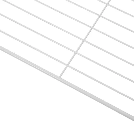 Adjustable White Iron Refrigerator Partition Divider Board for Freezer and Fridge Organization, Maximizes Storage Space