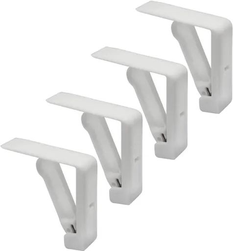 Tablecloth clips - For outdoor use, garden, picnics, weddings, parties, buffets and restaurants - Wit.