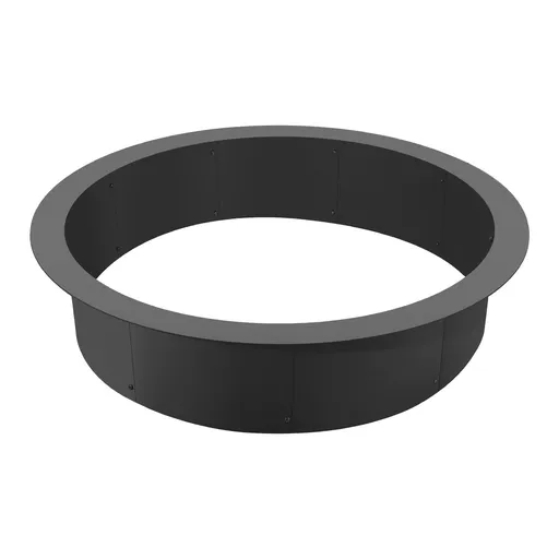 Fire Pit Ring, 44-Inch Outer/39-Inch Inner Diameter, 10inch Height 2.5mm Thick Fire Pit Insert, Heavy Duty Carbon Steel Liner DIY Campfire Ring above or In-Ground, for Outdoor Camping, Bonfires