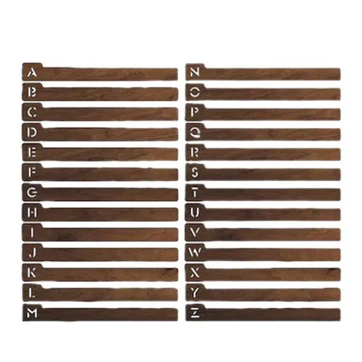 26 Pieces Vinyl Record Dividers Alphabetize Organizer Easy to Use Alphabetical A to Z Record Dividers for Media CD DVD Movies