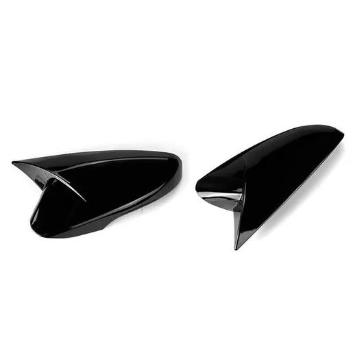 1 Pair Car Rear View Driver Passenger Side Cap Overlay Gloss Black for Kia Mirror Guard Covers Exterior Decoration Trims