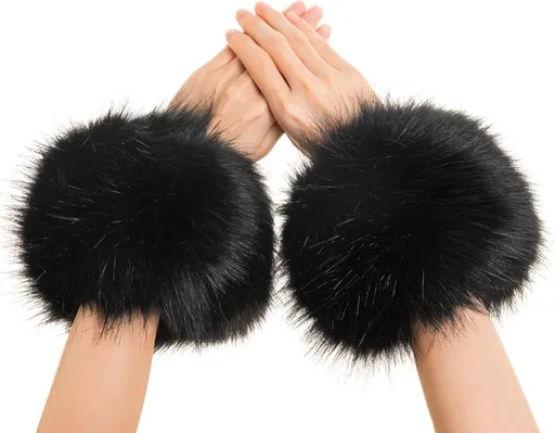 Arm Warmers or Women, Wrist Cus aux ur Winter Wrist Warmer, urry Bands or Cosplay & Party Outit