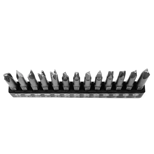 13 pcs Special Shape Screwdriver Insert Bit Set Phillips, Slotted, Spanner, Y-Type, Triangle, Inner Cross
