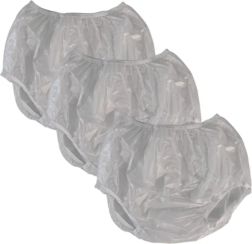 Adult Vinyl Waterproof Pull-On Diaper Cover Incontinence Pants Oversized Leak Resistant Comfort Fit Large
