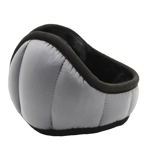 Foldable Windproof Thermal Earmuffs, Water Resistant Warm Ear Warmers for Winter Commuting & Cycling-light grey