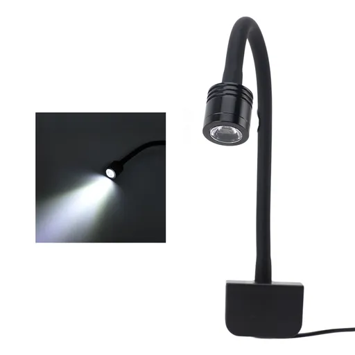 Fish Tank Clip On Light Small LED Clamp Aquarium Light for 3‑6 Gallons Freshwater Saltwater Aquariums High Brightness White light