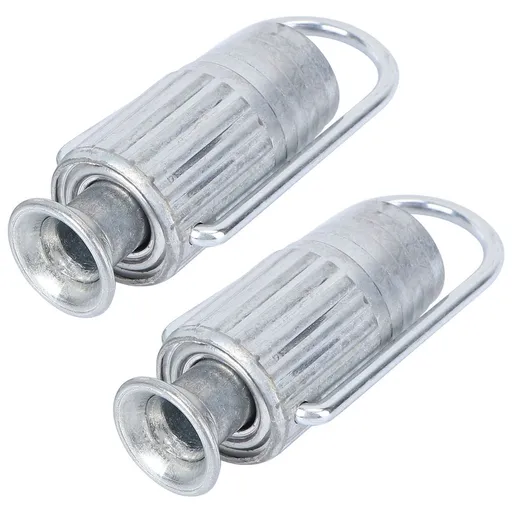 2-Pack Aluminum Clothesline Tightener for Adjustable Elastic Tension, Outdoor Laundry Line Accessory 11.8 x 7.9 x 3.9 inches