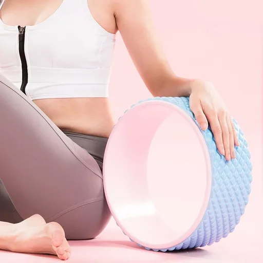 Durable Blue Yoga Training Tool for Pilates and Floor Exercise Support