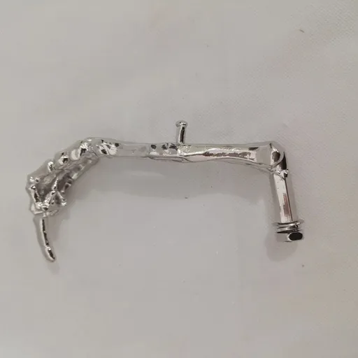 Motorcycle Kickstands, Skeleton Motorcycle Mount, Aluminum Alloy Universal Motorcycle Side Mount（1pcs）