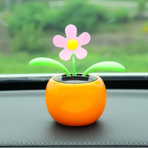 Tang Yi Solar Car Decoration Sunflower Orange