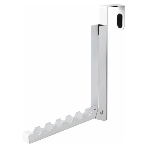 Over the Door Hooks Hanger, Foldable over Door Drying Laundry Rack Hooks for Hanging Clothes with 6 , 1 Pack