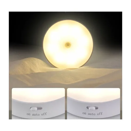 2 Pack Rechargeable Night Light with Motion Sensor Automatic Wall Night Lamp Children s Night Light LED Lamp for Baby Bedroom, Living Room, Garage