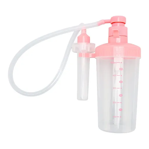 Manual Vaginal 500ML Female Vaginal Cleaner Reusable Vaginal Cleansing System Manual Pressure Stable Water Flow Vaginal Pink