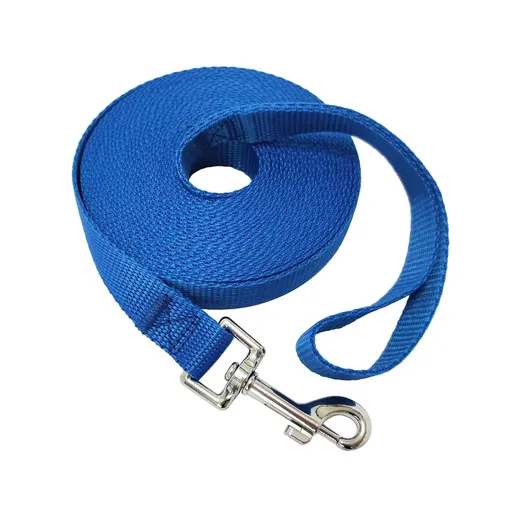 Nylon Training Dog Leash for Small Medium Large Dogs, Leash Dog/Puppy Lead for Obedience Recall Training, Camping (30ft, Blue)