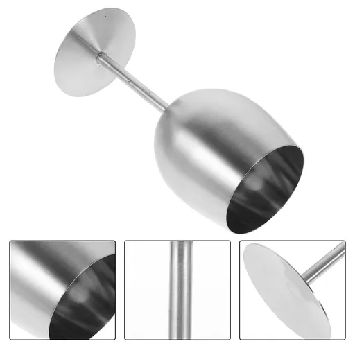 Metal Goblet Glasses Wine Goblet Stainless Steel 1Pack for Birthdays