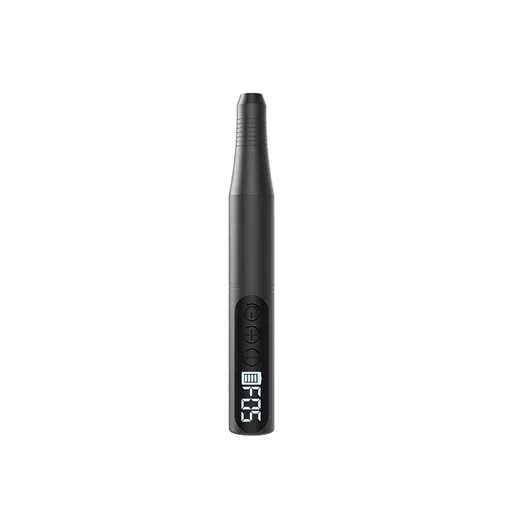 Black Portable Wireless Professional Electric Nail Drill Machine Includeing 6 Nail Drill Bits- High-Speed 20000 RPM, Adjustable 4-Speeds with LCD Display