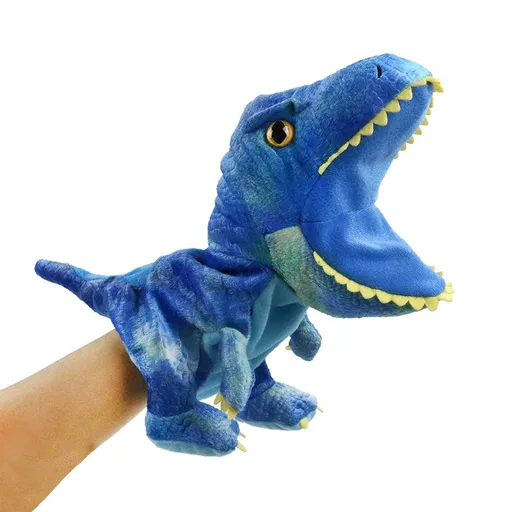 Plush Dinosaur Hand Puppets,Dinosaur Stuffed Animal Cute Soft Plush Toy Great Birthday Gift for Kids 11 inches Open Movable Mouth