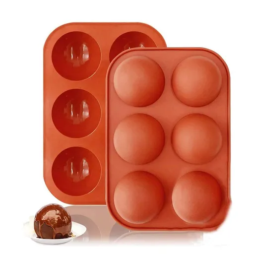 2 Pack Silicone Muffin Top Pans for Baking Round Silicone Baking Mold for Pie Pan, Corn Bread, Candy, Eggs, Muffin