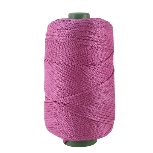 32 Colors Macrame Cotton Cord 200g/7.05oz,100% Natural Handmade 4 Strands Twisted Cotton Rope Polyester Thread Spools for Wall Hanging Plants Hangers Gift Wrapping Tapestry DIY Crafts #Q - Purple