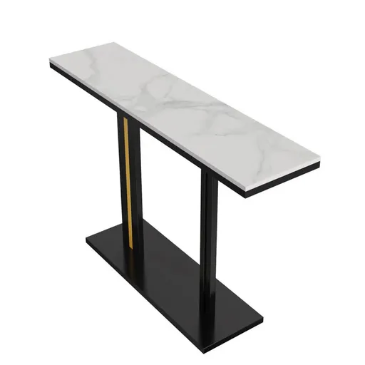 Heavy Duty Marble Entry Console Table Extra Large Sofa Table Accent Furniture