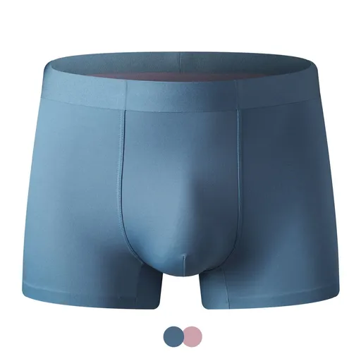 100 Pcs Modal Men Underwear Antibacterial Breathable... Morandi Blue 3XL