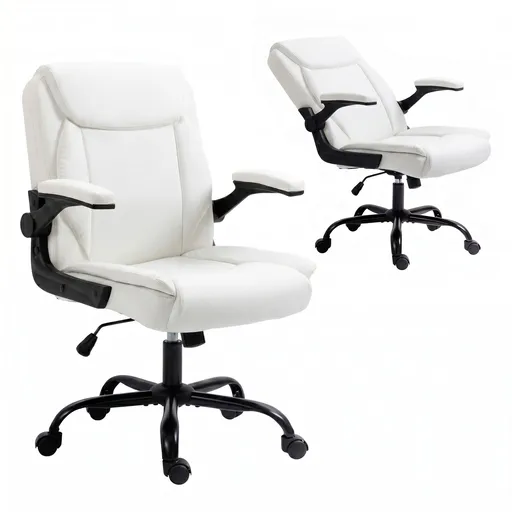 Artiss Executive Office Chair Mid Back White